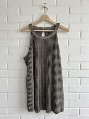 Torrid NWT Metallic Pleated Tank Top Bronze Gold Size 1 (1X / 14-16)